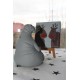 Plaster sculpture of piggy bank, waiting for the waiter to play