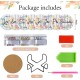 8 Pieces Inspirational Diamond Art Coaster Diamond Painting Coaster with Stand Coaster for beginners, adults, children, diamond art craft supplies